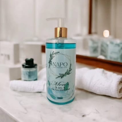 Napo Naturals -hair, face & body wash (men's 3-in-1 )